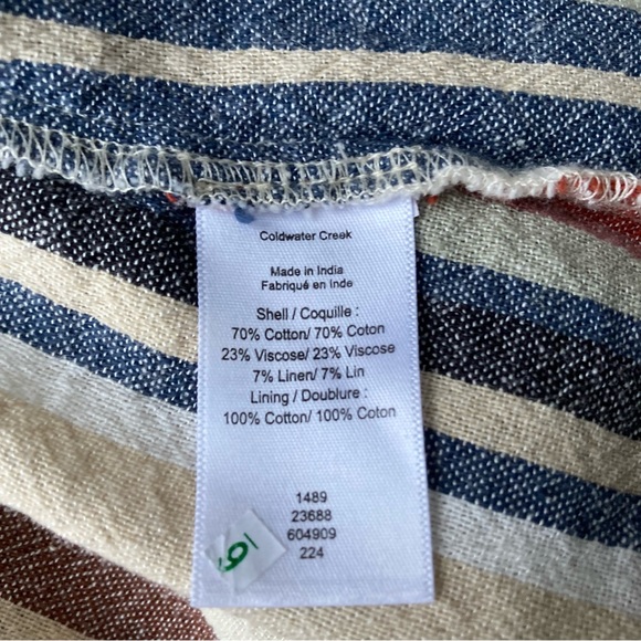 Coldwater Creek Cotton Linen Maxi Dress - Picture 12 of 13